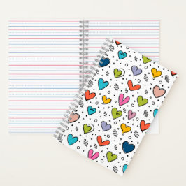 Herzen Illustration Notizblock