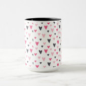 Herzen Illustrationskunstwerk Tasse (Zentrum)