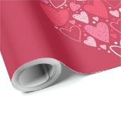 Herzen im Herzen Geschenkpapier (Rolleneckpunkt)