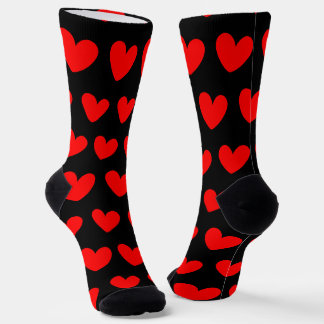 Herzen im Überfluss! Socken