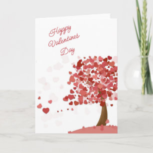 Herzen im Wind Valentinstagskarte Feiertagskarte