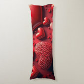 Herzen in 3D Seitenschläferkissen (Vorderseite Vertikal)