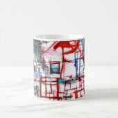 Herzen in der Linie Tasse (Mittel)