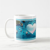 Herzen in der Tasse des Ozeans (Links)