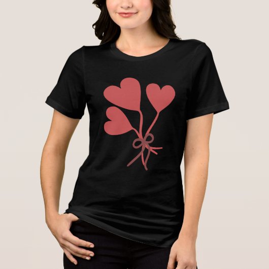 ❤️ ✨ Herzen in Harmonie: Gebunden nach Liebe ✨ ❤️ Tri-Blend Shirt (Vorderseite)