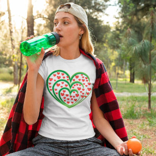 Herzen in Herzen Damen T-Shirt