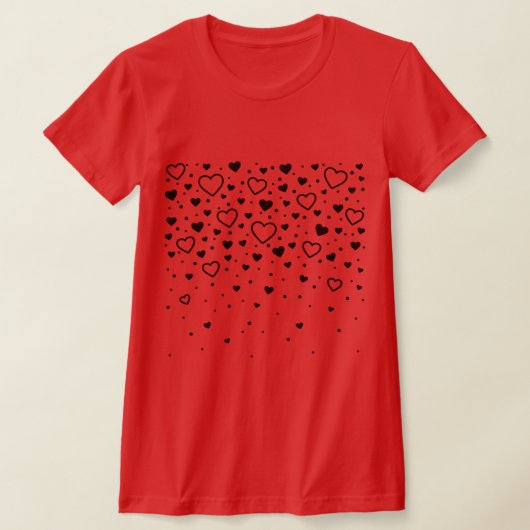 Herzen in Liebe Frauen T - Shirt (Ablage )