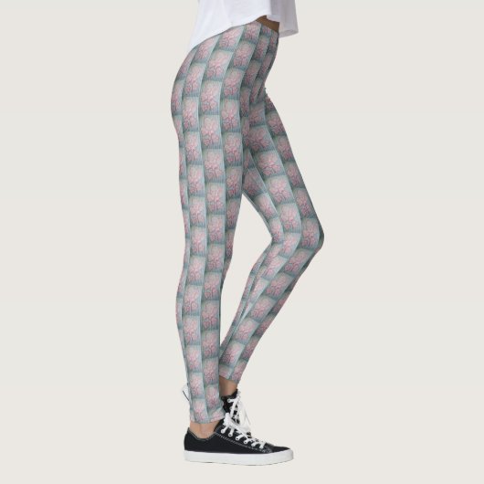 Herzen in Vintage-Spitze Leggings (Rechts)