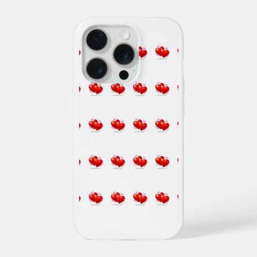 Herzen iPhone 15 Pro Hüllen Hülle (Rückseite)