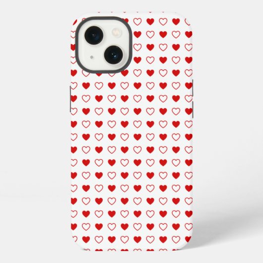 Herzen iPhone Hülle (Rückseite)