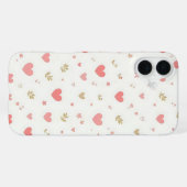 Herzen iPhone hülle (Rückseite (Horizontal))