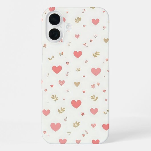 Herzen iPhone hülle (Rückseite)