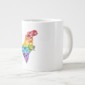 Herzen Israels Oversisierte Tasse (Vorderseite Rechts)