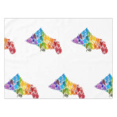 Herzen Israels Tablecloth Tischdecke (Vorderseite (Horizontal))
