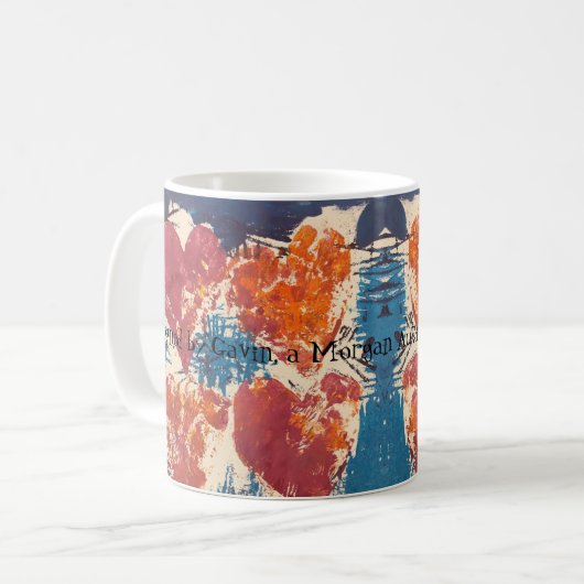 Herzen Kaffeetasse (Vorderseite Links)