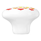 Herzen Keramikknauf (Seitenansicht)