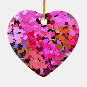 HERZEN KERAMIKORNAMENT