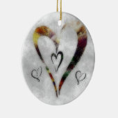 Herzen Keramikornament (Rechts)