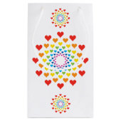 Herzen Kleine Geschenktüte (Rückseite)