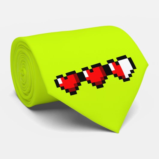 Herzen Krawatte (Gerollt)