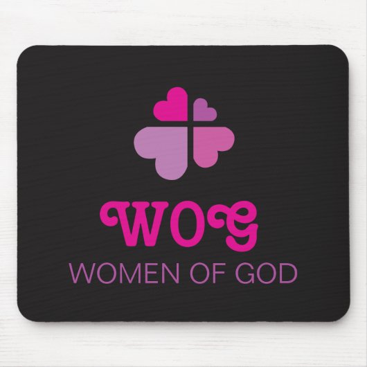 Herzen Kreuz Mousepad (Vorne)