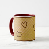 Herzen ~ kundengerecht! tasse (Vorderseite Links)