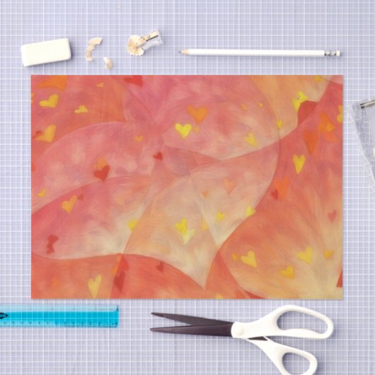 Herzen Kunst Liebe Seidenpapier (Handwerk)