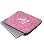 Herzen Laptopschutzhülle (Vorne Knopf)