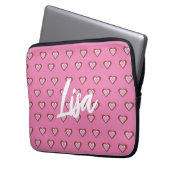 Herzen Laptopschutzhülle (Vorderseite Links)