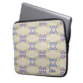 Herzen Laptopschutzhülle (Vorderseite Links)