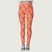 Herzen Leggings (Vorderseite)