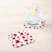 HERZEN LIEBE GIRLFRIEND EHEFRAU JAHRESGIFT PARTY UNTERSETZER (Vor Ort)