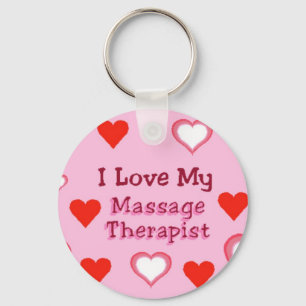 Herzen: Liebe Meine Massagetherapeutin Schlüsselanhänger