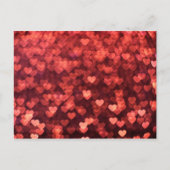 Herzen Liebe Postkarte (Vorderseite)
