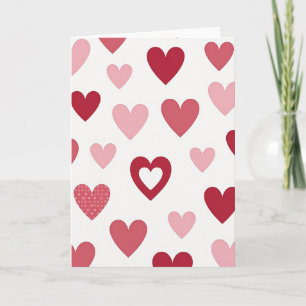 Herzen Lieben Dich Valentinskarte Karte