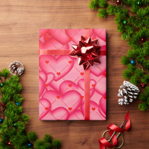 Herzen lieben Geschenkpapier