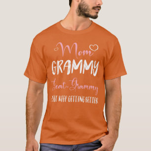 Herzen Mama Oma Ur-Oma Ich werde einfach immer T-Shirt