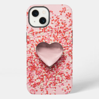 Herzen mit Konfetti-Streuseln iPhone 13 Hülle