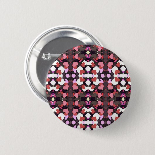 HERZEN MIT LIEBE BUTTON (Vorne & Hinten)