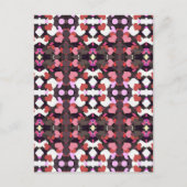 HERZEN MIT LIEBE POSTKARTE (Vorderseite)