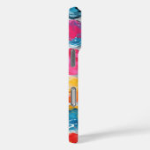 Herzen mit Skizzen und Tropfen Case-Mate iPhone Hülle (Rückseite / Rechts)