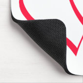Herzen Mousepad (Ecke)