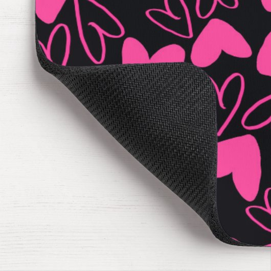 Herzen Mousepad (Ecke)