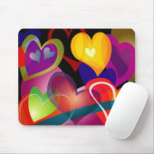 Herzen Mousepad (Mit Mouse)