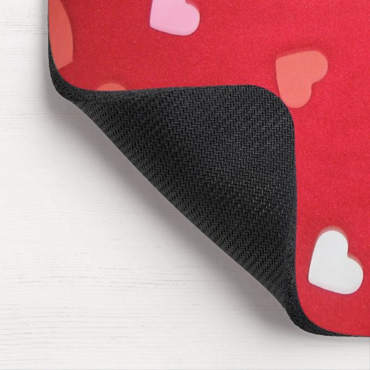 "Herzen" Mousepad (Ecke)