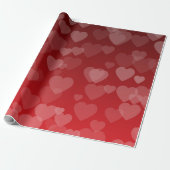 Herzen Muster 19 Geschenkpapier (Ungerollt)