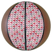 Herzen Muster 1 Basketball (Vertikal)