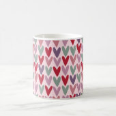 Herzen Muster 1 Kaffeetasse (Mittel)