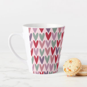 Herzen Muster 1 Milchtasse