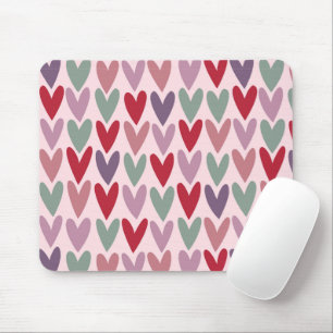 Herzen Muster 1 Mousepad